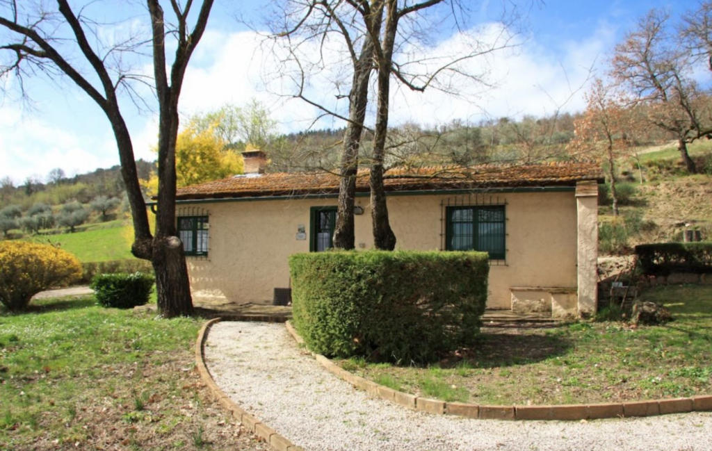 Detached cottage among the trees